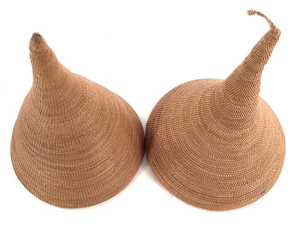 2 Tutsi Lidded Coiled Baskets - 7