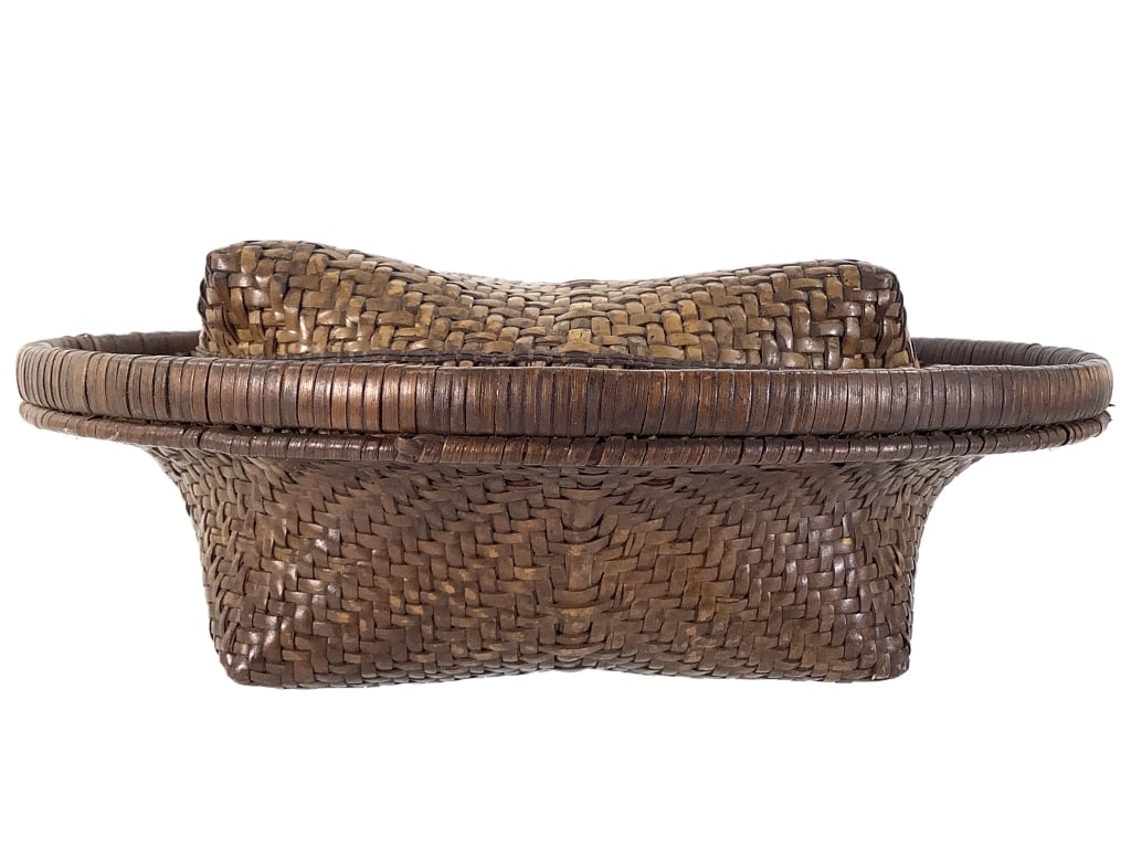 Kuba Lidded Basket Congo - 2