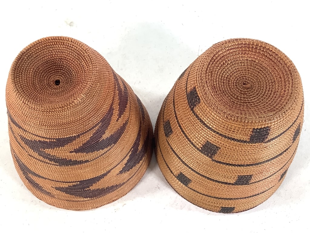 2 Tutsi Lidded Coiled Baskets - 6