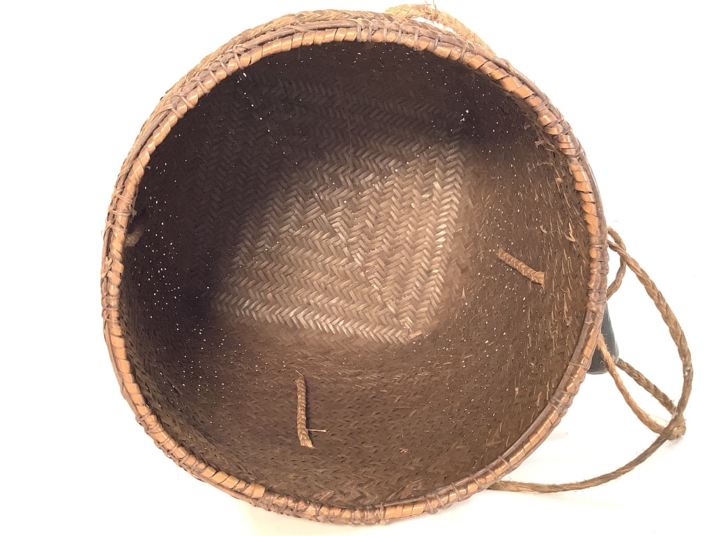 Kuba Lidded Basket DRC - 6