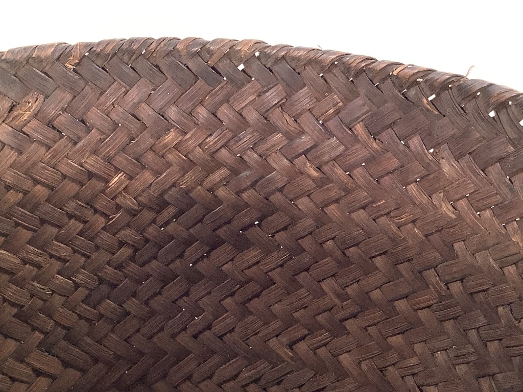Kuba Lidded Basket DRC - 7
