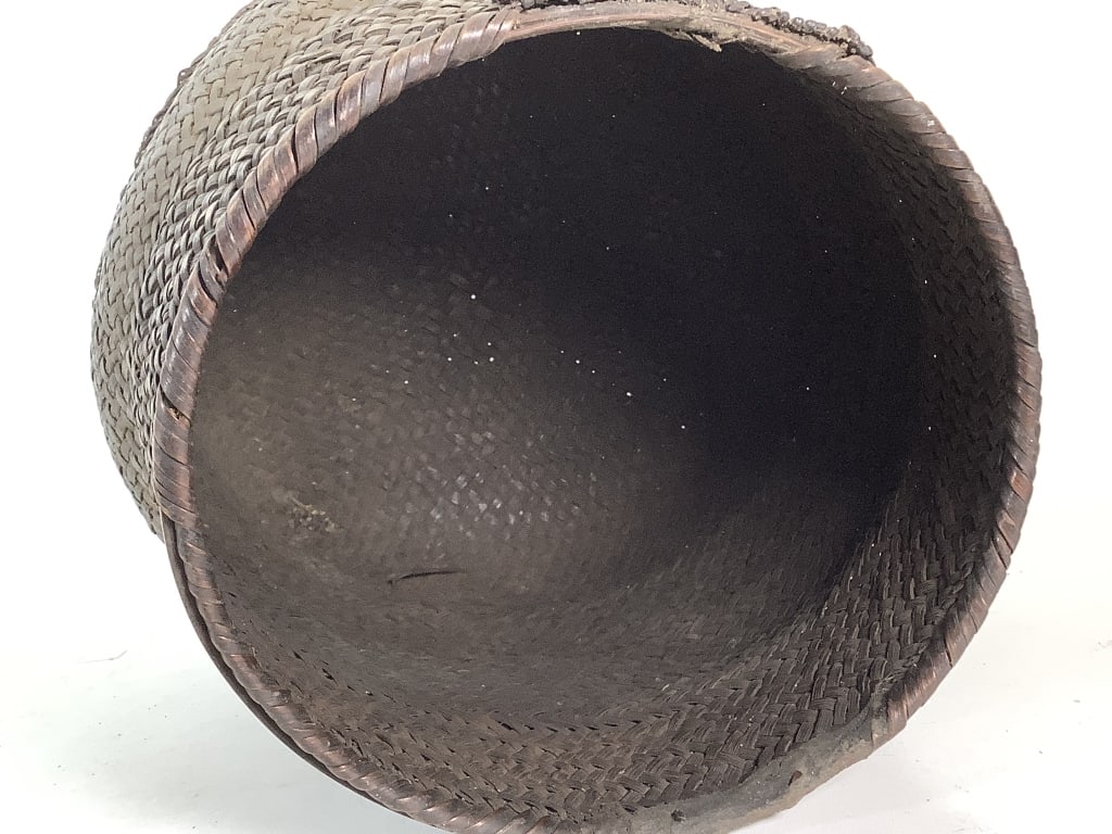 Kuba Lidded Basket DRC - 4