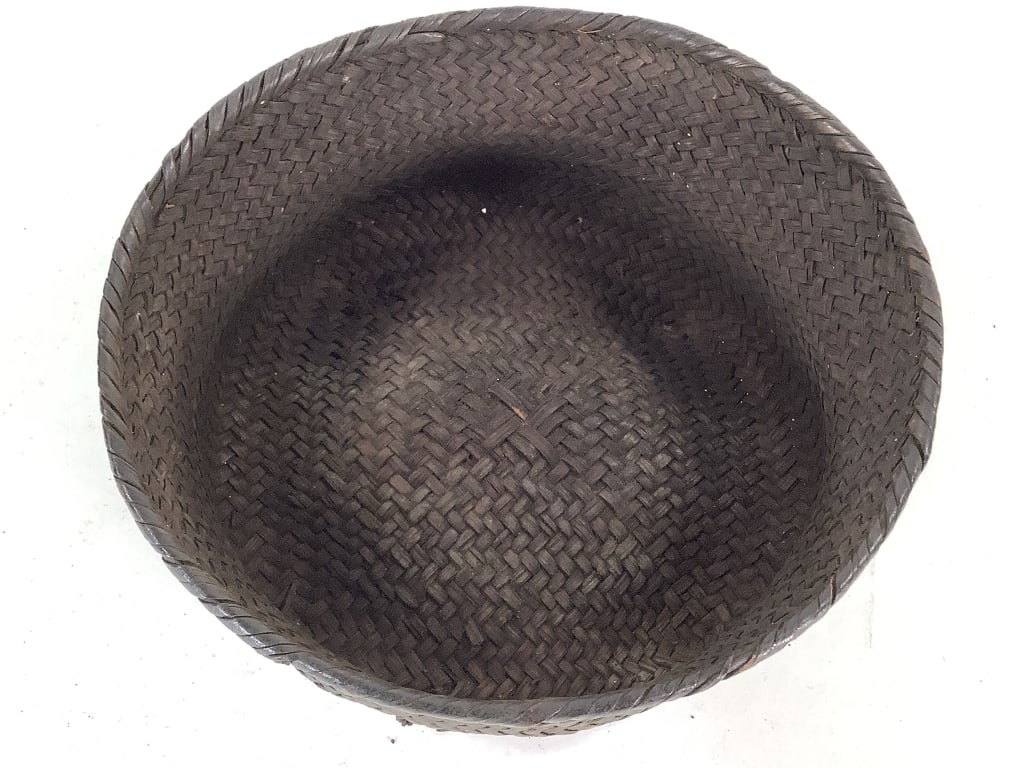 Kuba Lidded Basket DRC - 6