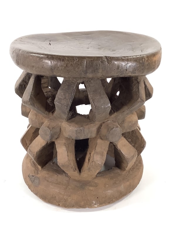 Bamileke Cameroon Grasslands Wooden Stool (1 of 5)