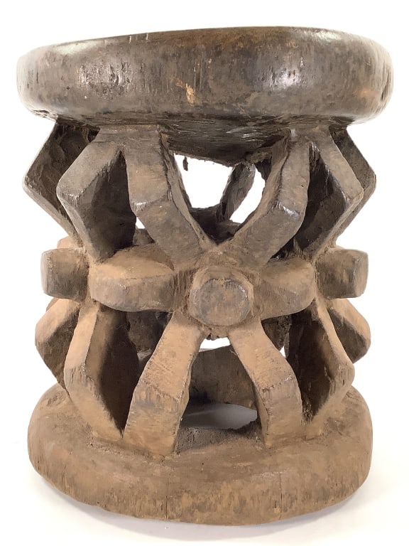 Bamileke Cameroon Grasslands Wooden Stool - 2