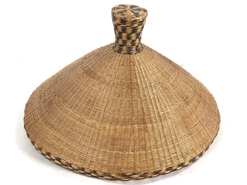 Large Tutsi Lidded Basket Rwanda - 5