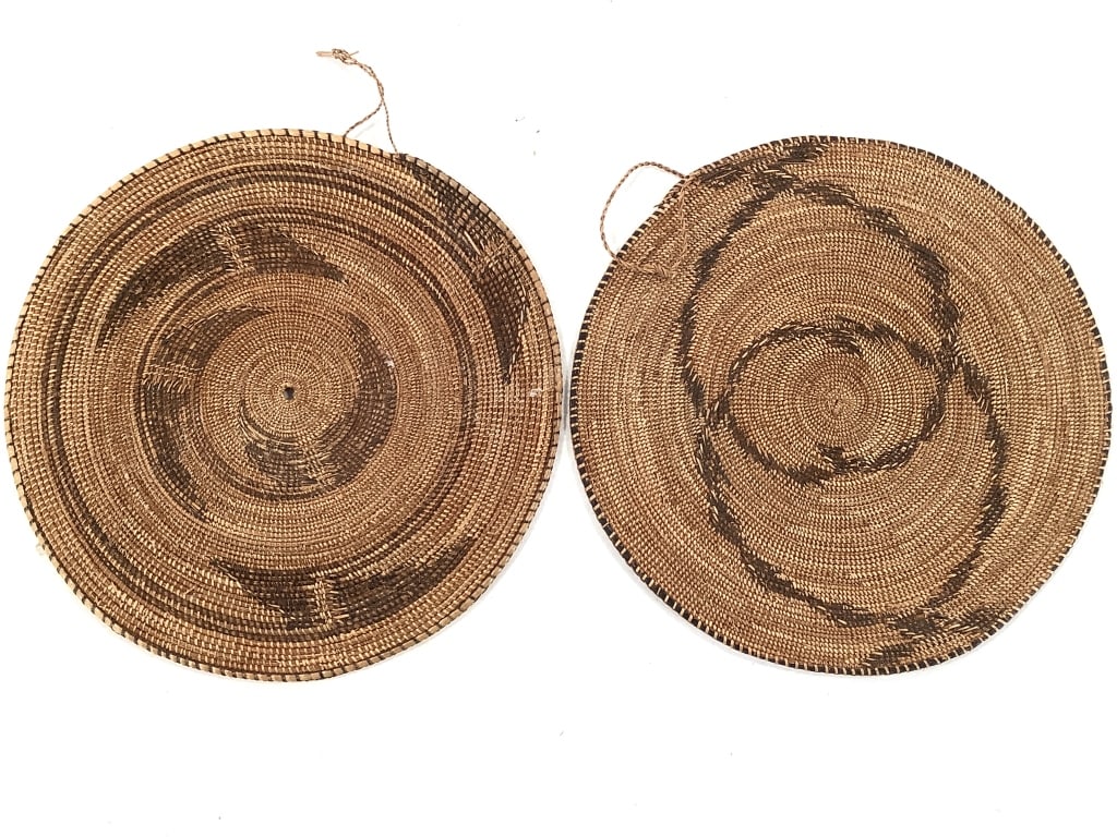 2 Tutsi Lidded Basket Rwanda - 8