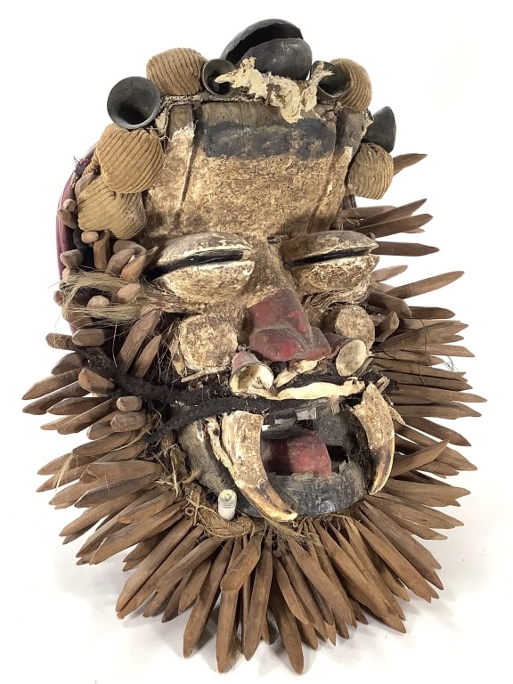 We / Guere Ceremonial Mask Ivory Coast: 18"H x 15"W. Good condition for age. Provenance: Collection of William and Diane Itter. Please see photos for condition and details.