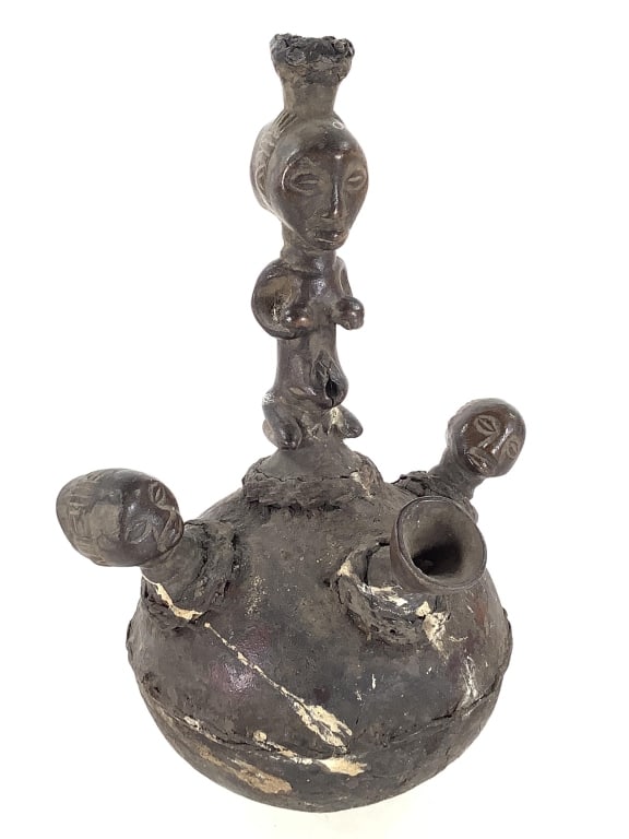 Luba Ceremonial Gourd Pipe DRC (1 of 9)
