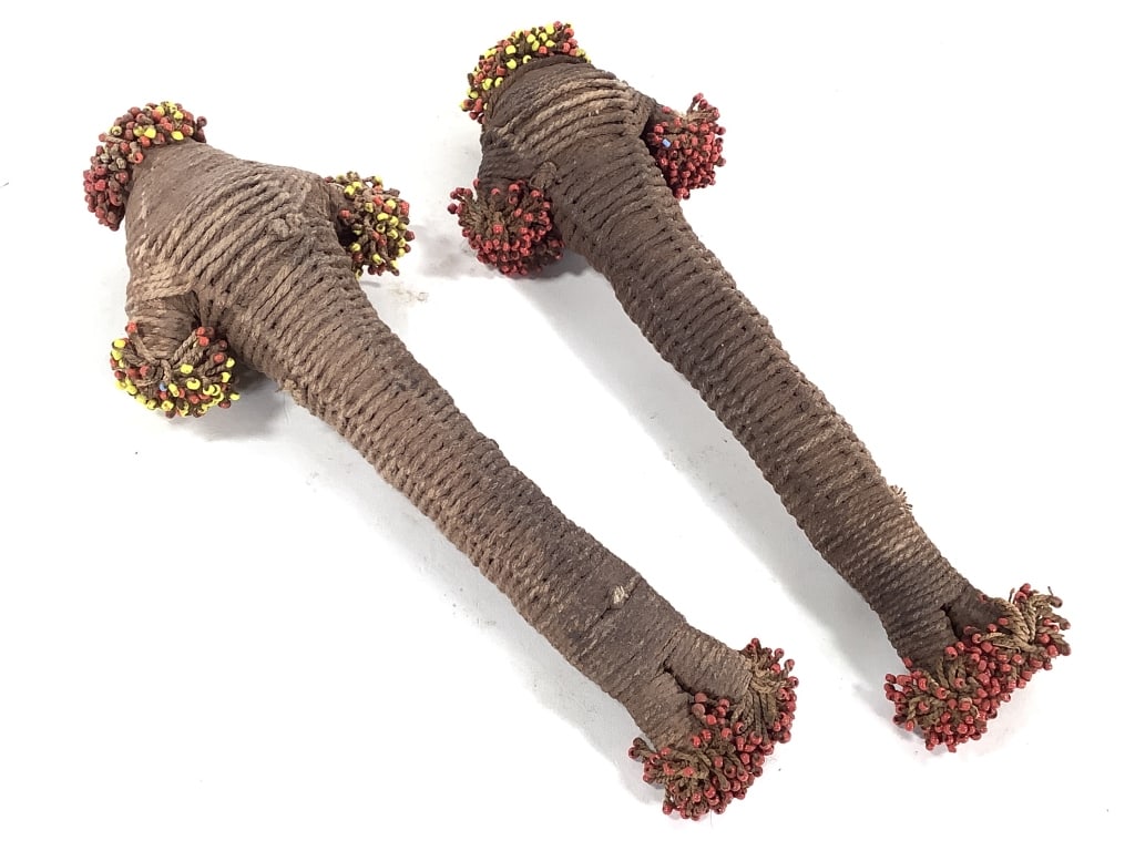 Fertility Doll Kirdi Northern Cameroon: 10"H x 4"W. Good condition for consistent with age. Provenance: Collection of William and Diane Itter. Please see photos for condition and details.
