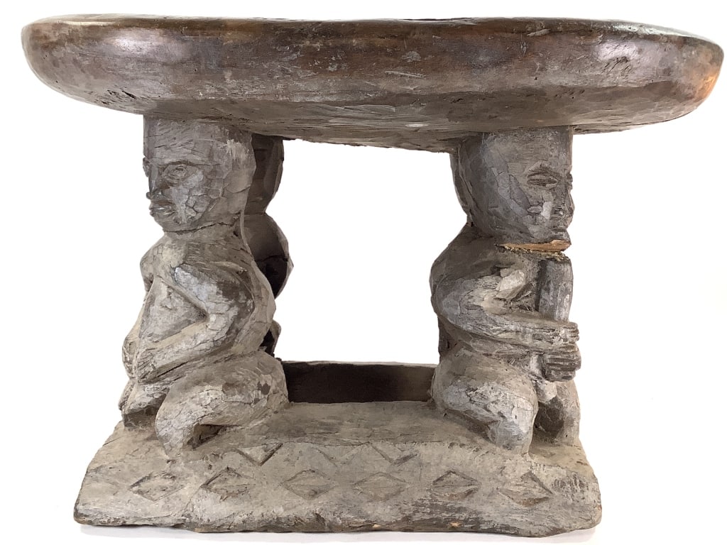 Bamileke Pedestal Stool - 2
