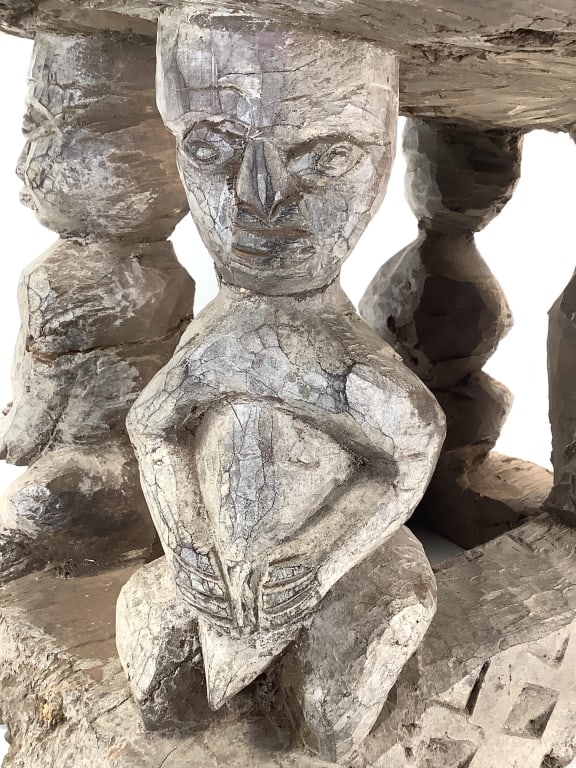 Bamileke Pedestal Stool - 3