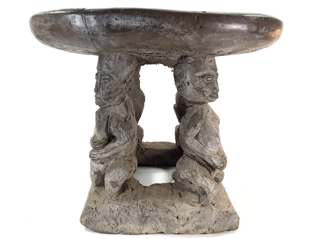 Bamileke Pedestal Stool - 5