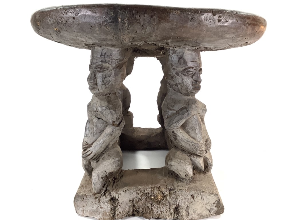 Bamileke Pedestal Stool - 9