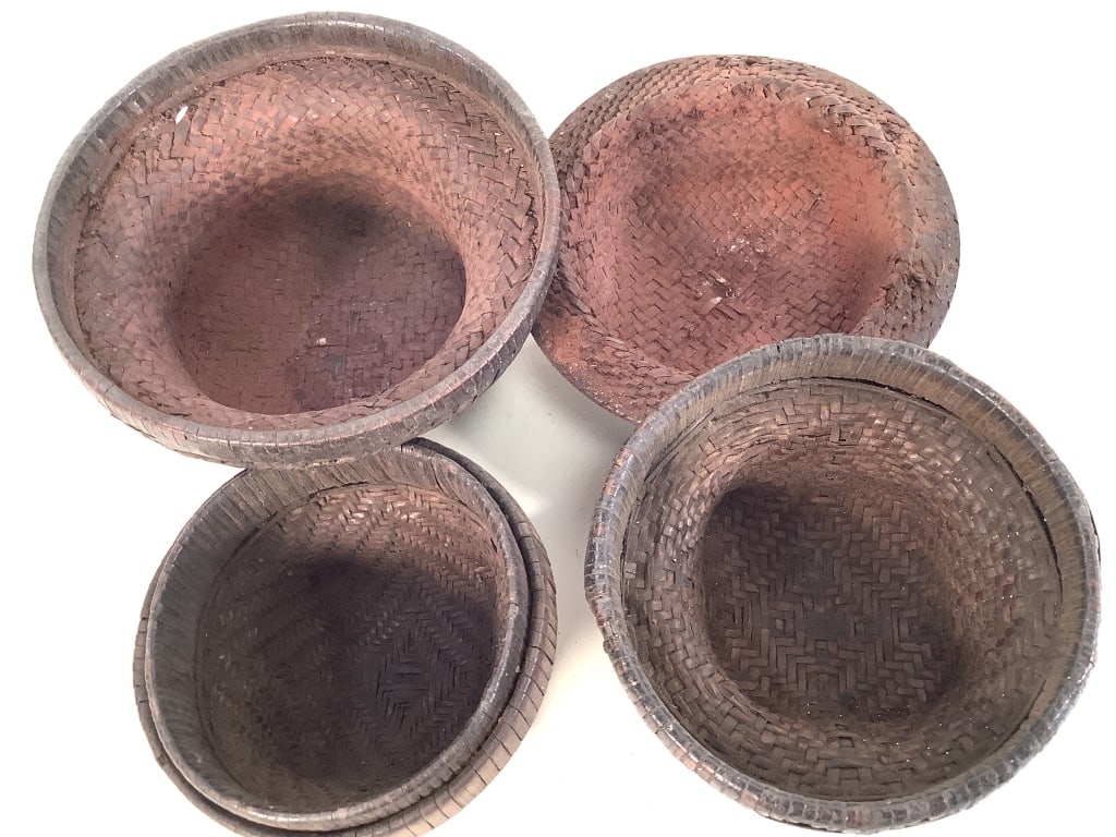 3 African Baskets Small - 8