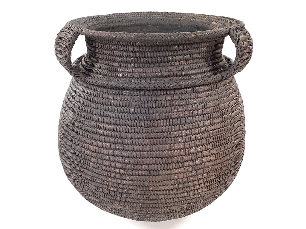 Hand Woven Honey Basket Cameroon (1 of 6)