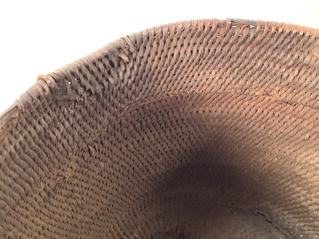 Kuba Lidded Basket DRC - 7