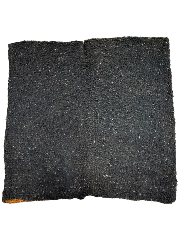 Cameroon Grasslands Human Hair Tunic: 43" x 43". Provenance: Collection of William and Diane Itter. Please see photos for condition and details.