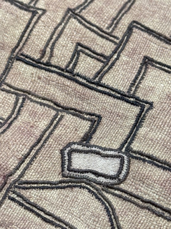 Kuba Raffia Cloth Wrapper DRC - 9