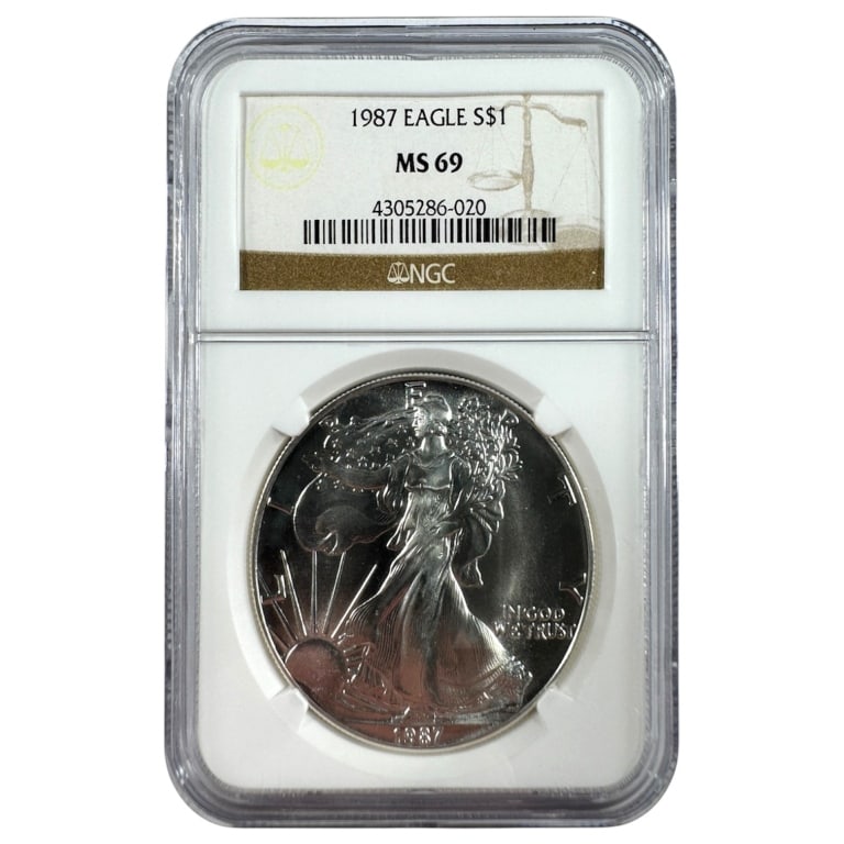 1987 ASE NGC MS69: See pictures