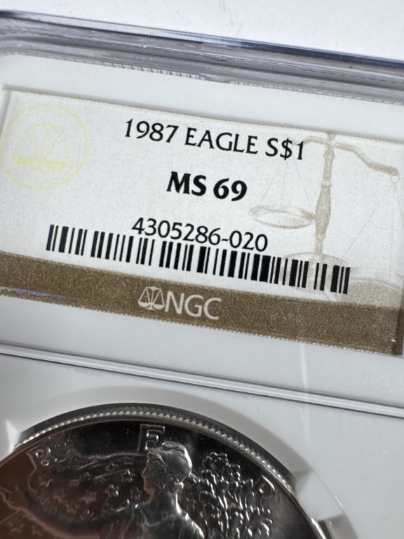 1987 ASE NGC MS69 - 3