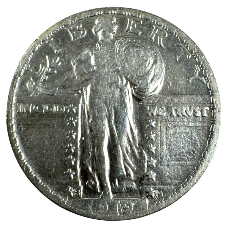 1919-S Standing Liberty Quarter XF Condition: Semi-Key Date Coin in Set