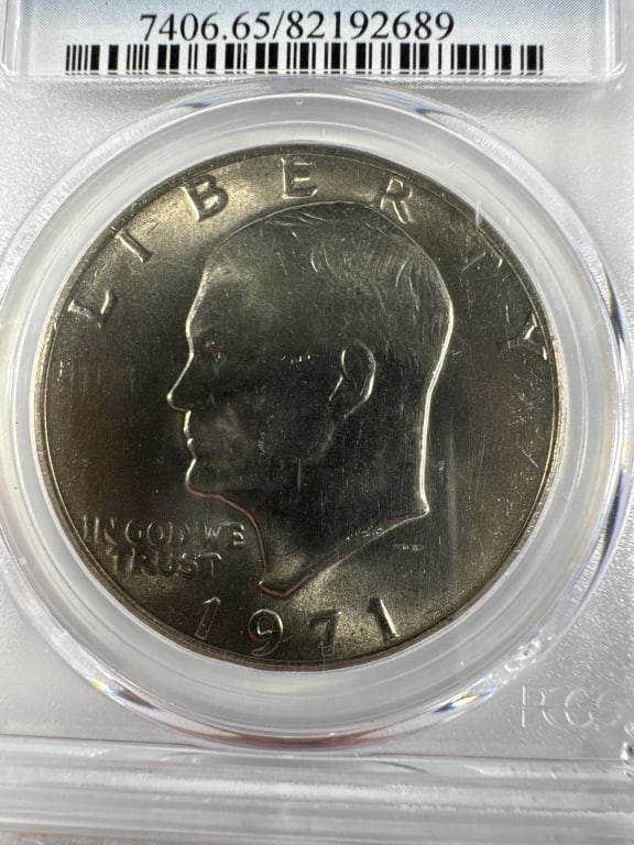 4 Different 1971 PCGS Slabbed Eisenhower Dollars - 2