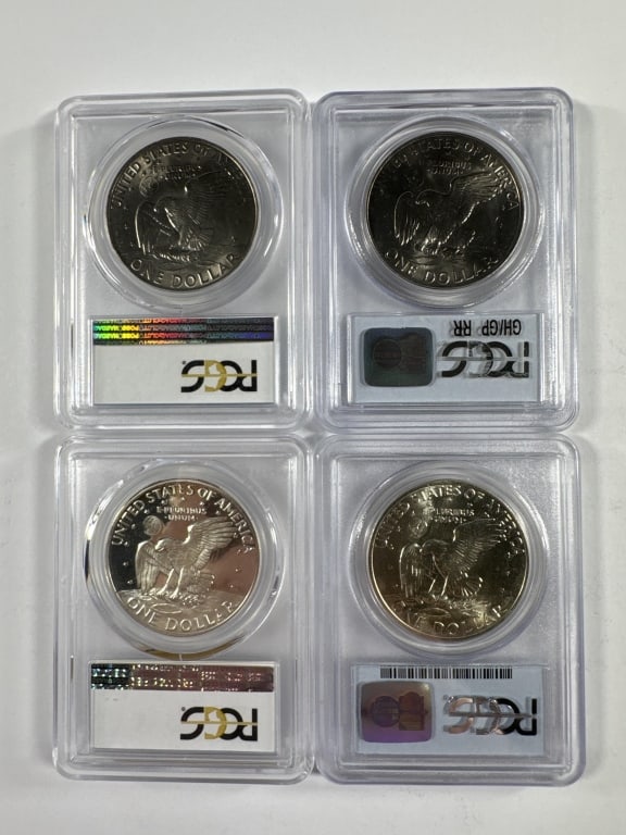 4 Different 1971 PCGS Slabbed Eisenhower Dollars - 6