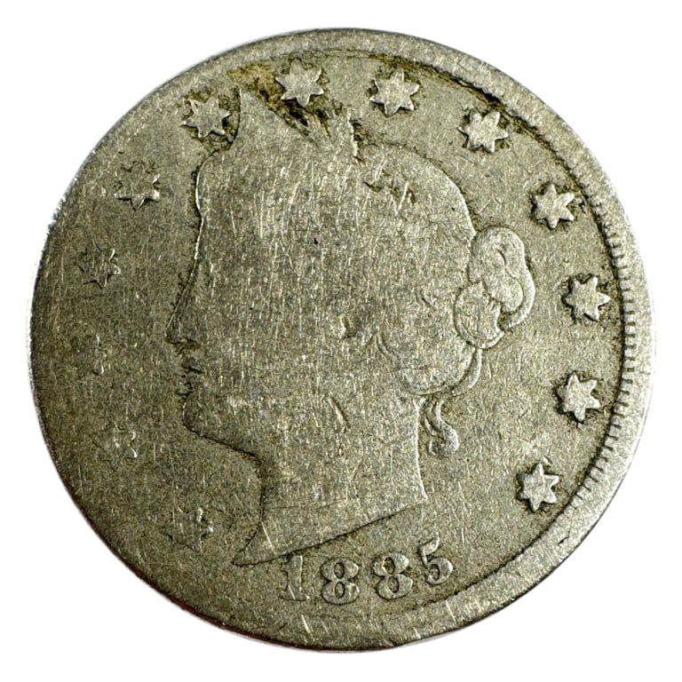 1885 Liberty Nickel V5 Solid G condition (1 of 3)