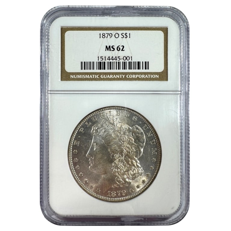 1879 O Morgan Dollar NGC MS62: See pictures
