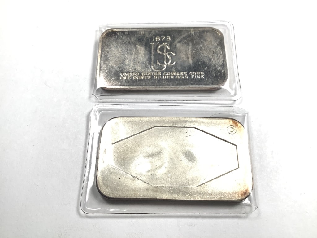 2 one ounce .999 Silver Bars - 4