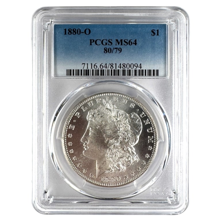 1880 O Morgan Dollar PCGS MS64: See pictures