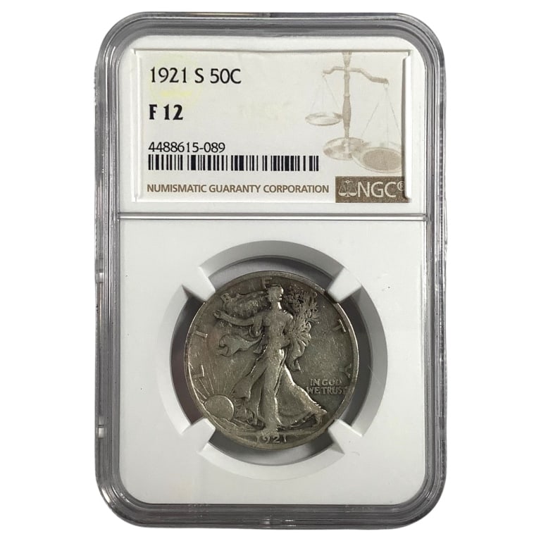 1921 S WL Half Dollar NGC F12: See pictures