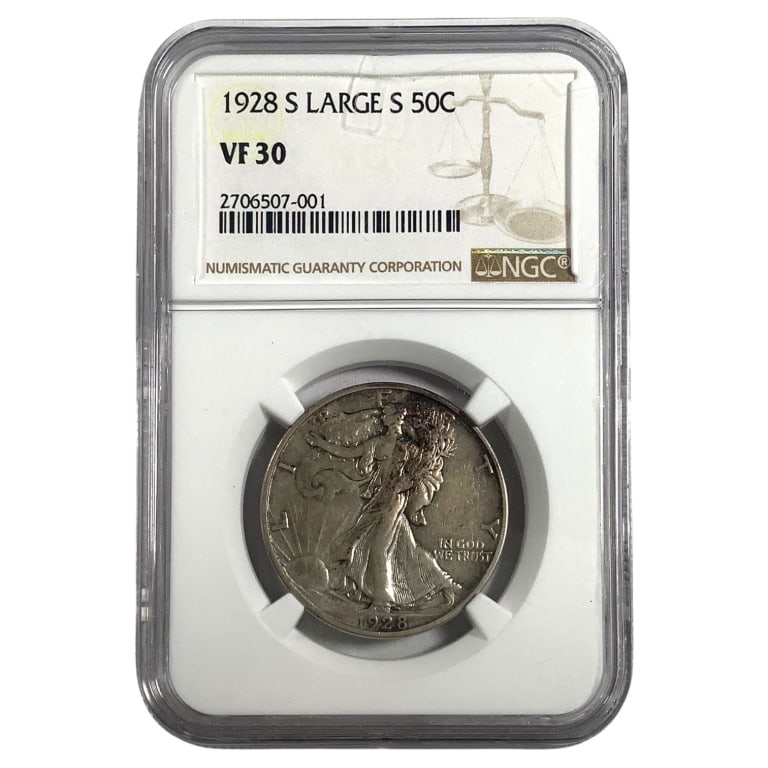 1928 S WL Half Dollar NGC VF30: See pictures