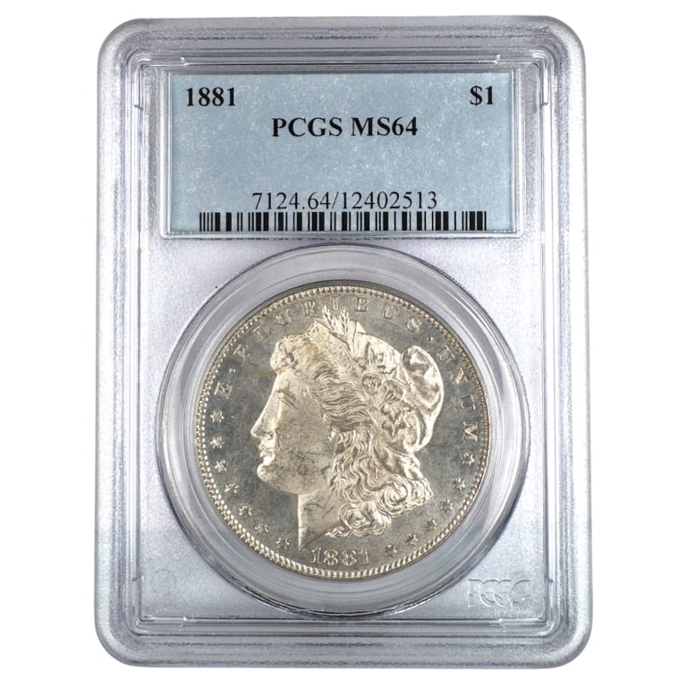 1881 Morgan Dollar PCGS MS64 Looks Prool Like?: See pictures