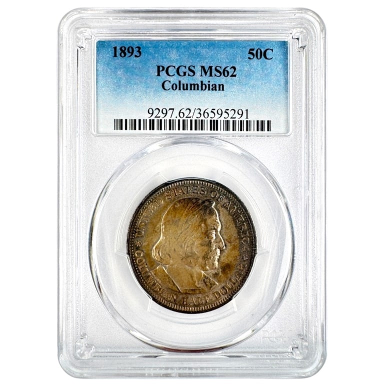 1893 Columbian Expo Commem Half PCGS MS62: See pictures