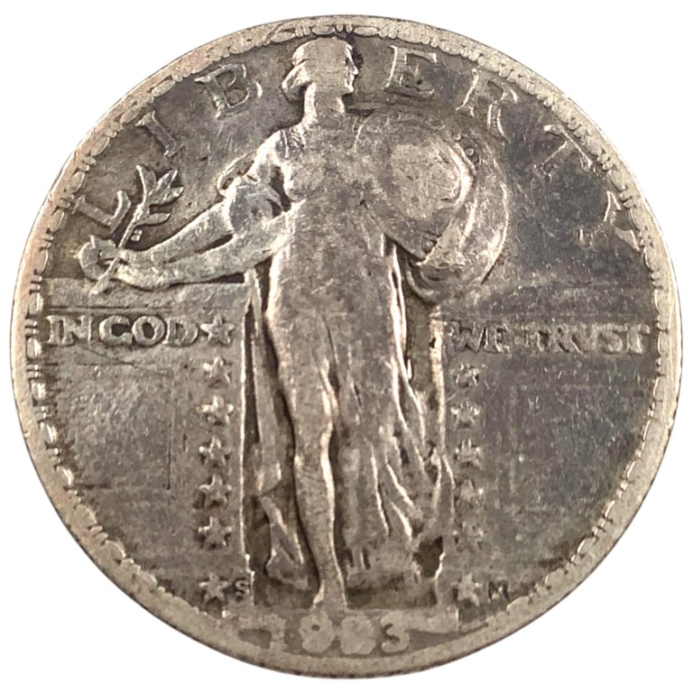 1923 S Standing Liberty Quarter: Key Date