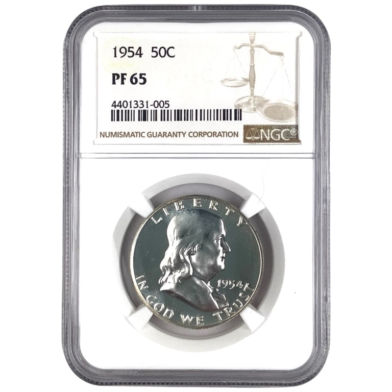 1954 Proof Franklin Half NGC PR65: See pictures