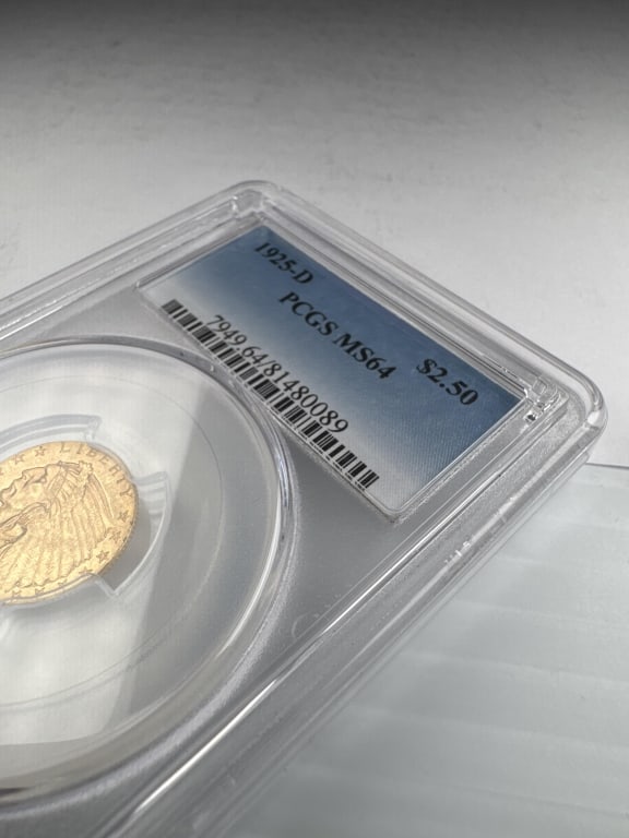 1925 D $2.50 Gold PCGS MS64 - 4