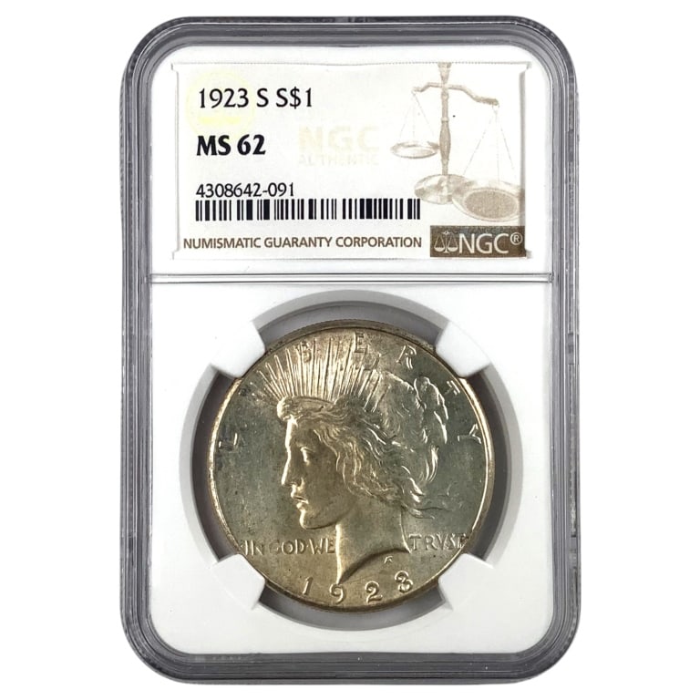 1923 S Peace Dollar NGC MS62 (1 of 4)