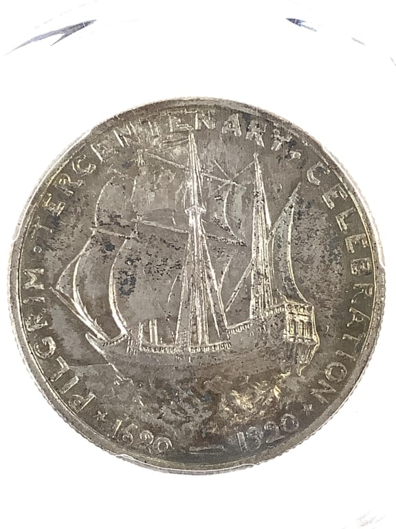 1920 Pilgrim Commem Half PCGS MS65+ - 3