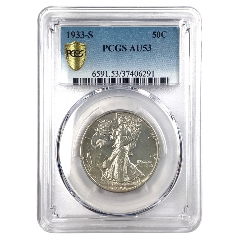 1933 S WL Half Dollar PCGS AU53: See pictures
