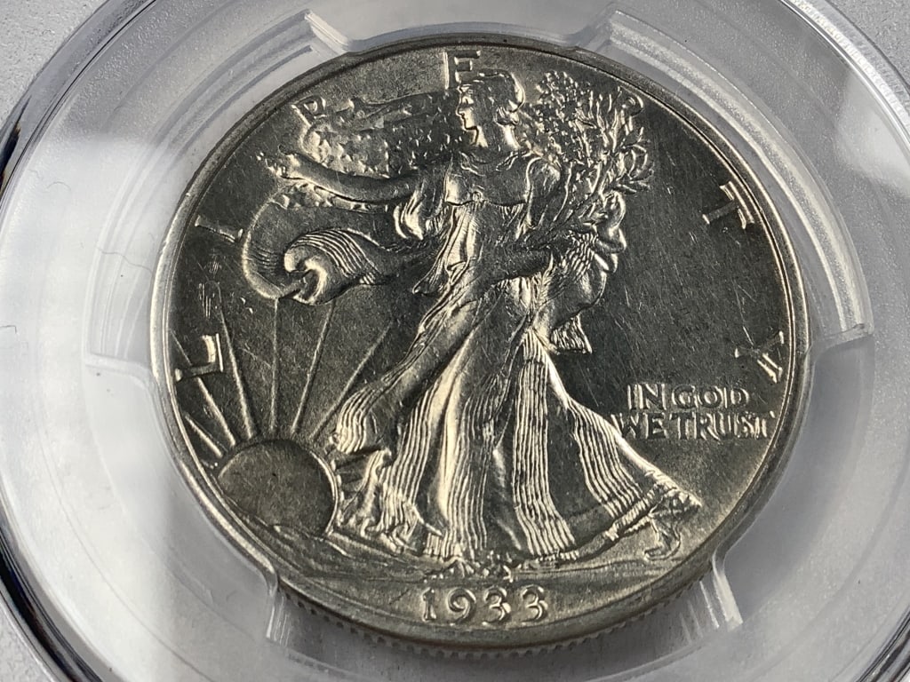 1933 S WL Half Dollar PCGS AU53 - 2