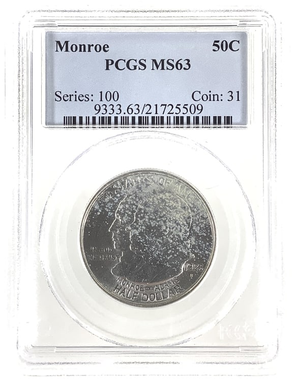 1923 S Monroe Commem Half PCGS MS63: See pictures
