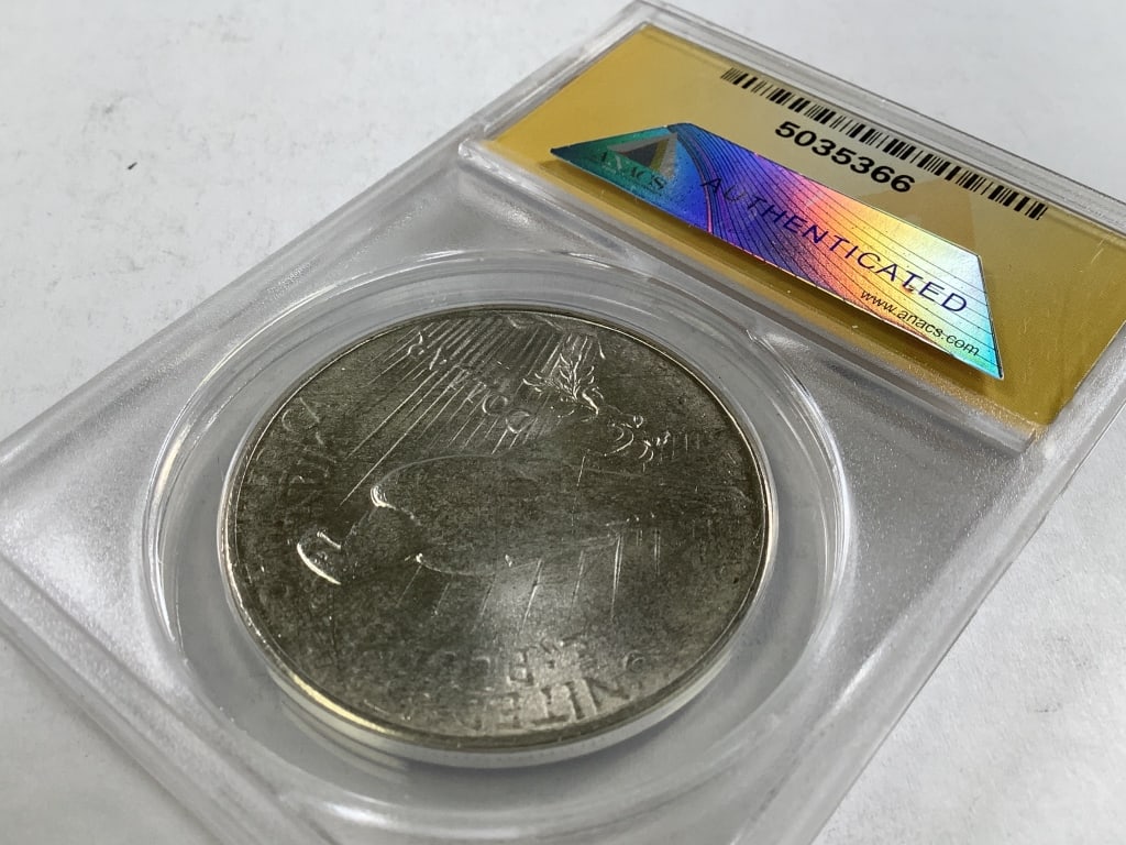 1925 Peace Dollar ANACS MS64 - 4