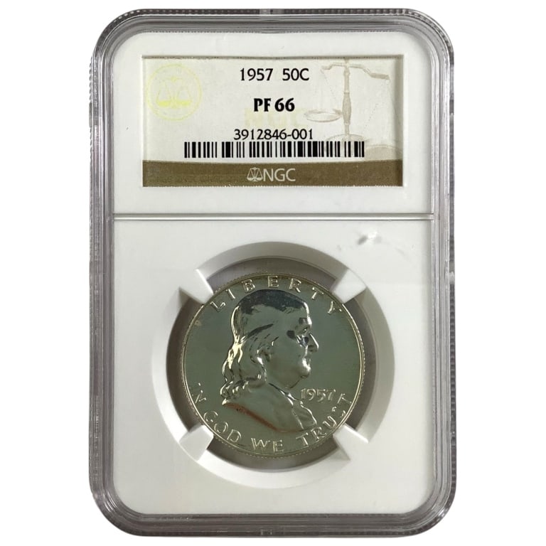 1957 Proof Franklin Half NGC PR66: See pictures