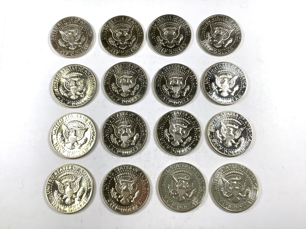16 Proof 1964 Kennedy Half Dollars - 5