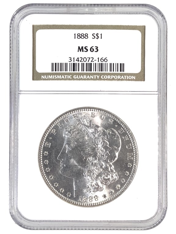1888 Morgan Dollar NGC MS63: See pictures