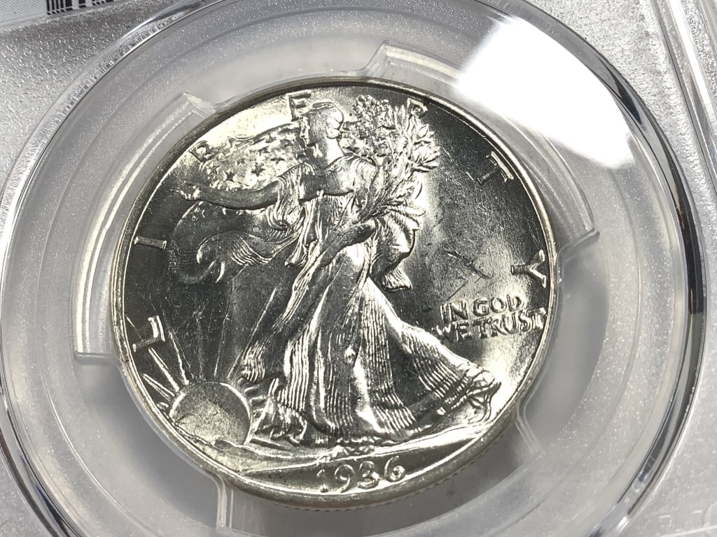 1936 D WL Half Dollar PCGS MS63 - 2