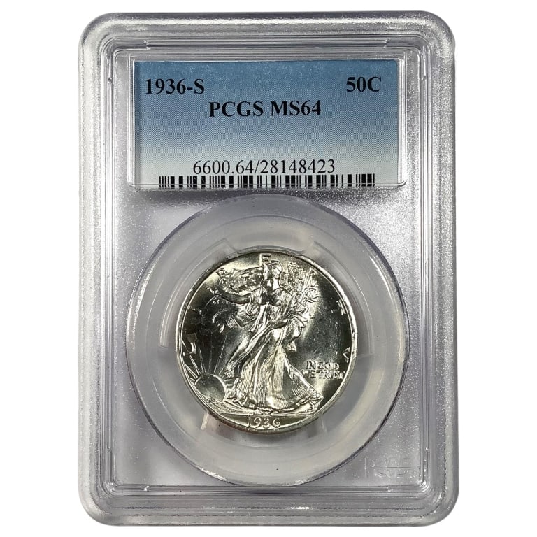1936 S WL Half Dollar PCGS MS64: See pictures